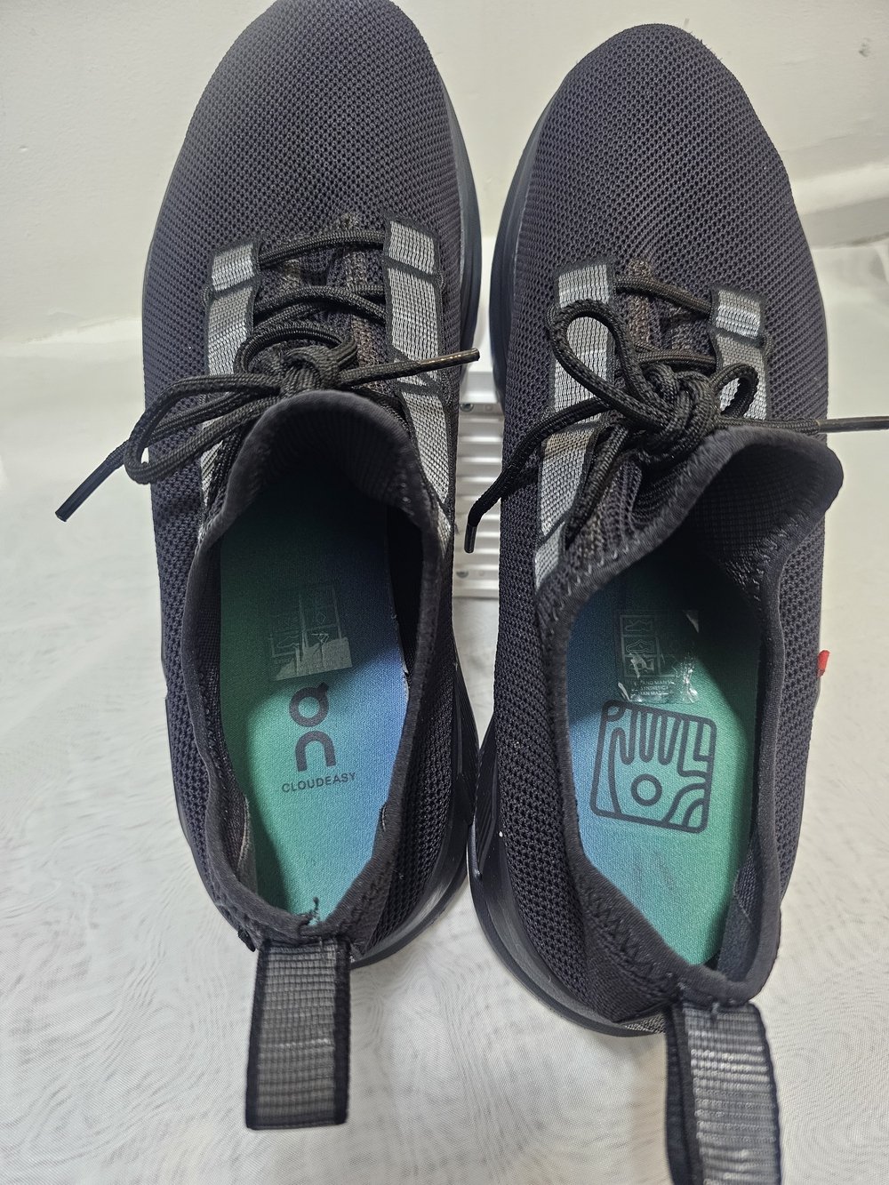 On CloudeasyBlack MeshLaceUp LowTop AthleticSneakers 3MO11730485Size US13 UK12.5 - Picture 2 of 12